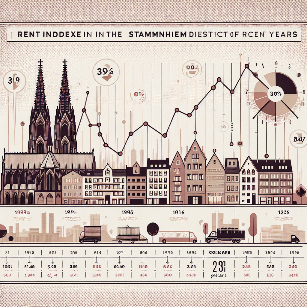 Mietspiegelentwicklung Köln Stammheim in den letzten Jahren